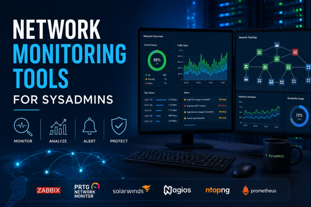 Top 10 Network Monitoring Tools for SysAdmins