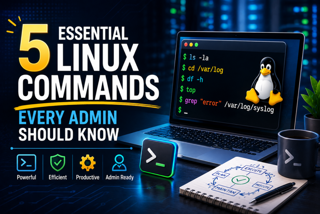 5 Essential Linux Commands Every Admin Should Know