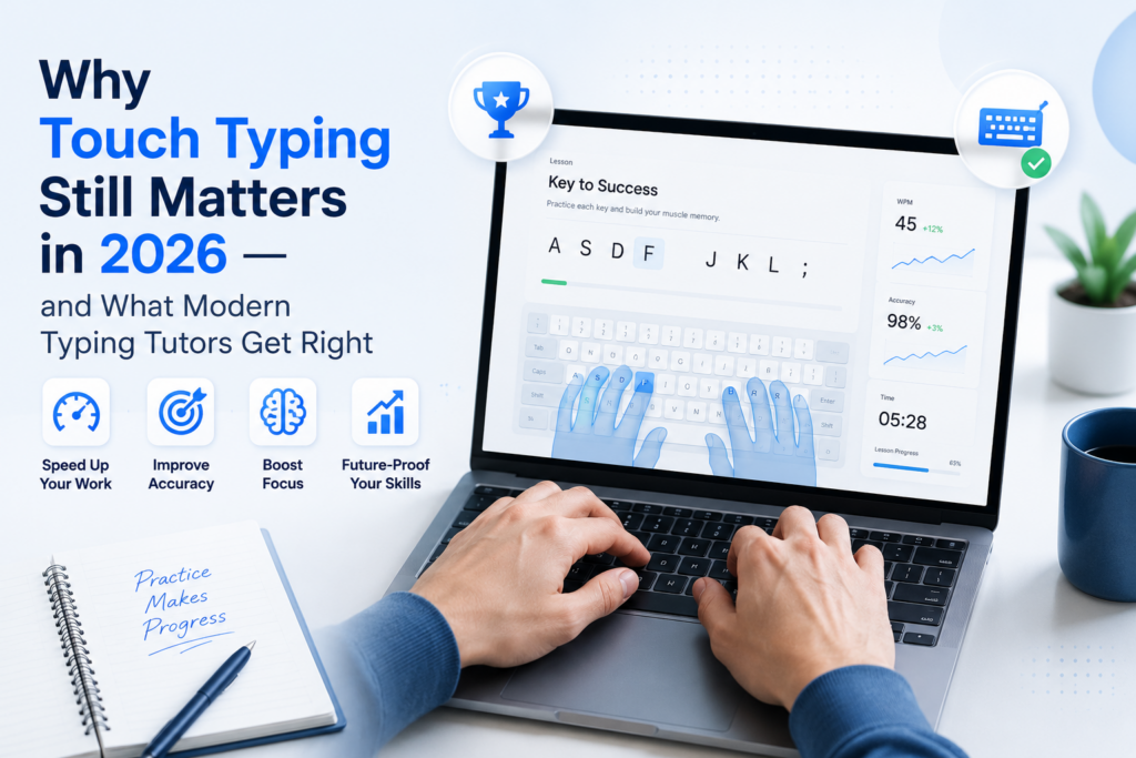 Why Touch Typing Still Matters in 2026 — and What Modern Typing Tutors Get Right