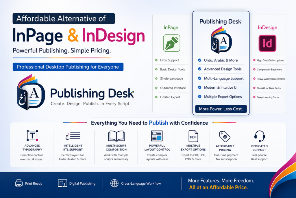 An Affordable Alternative to InPage and InDesign