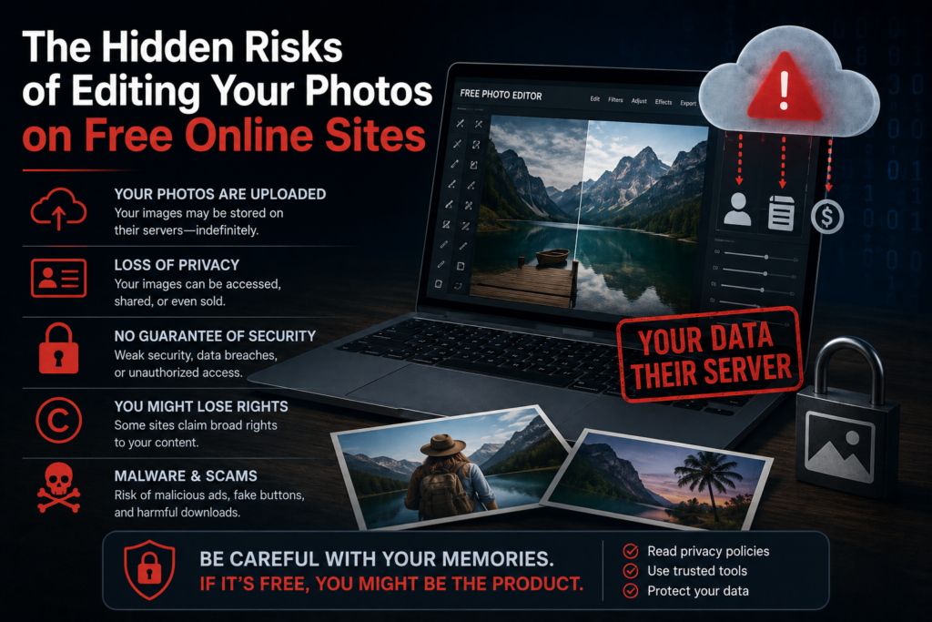 The Hidden Risks of Editing Your Photos on Free Online Sites