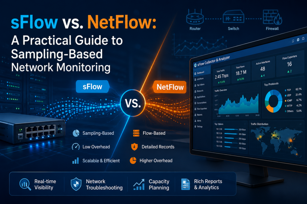 sFlow vs. NetFlow: A Practical Guide to Sampling-Based Network Monitoring