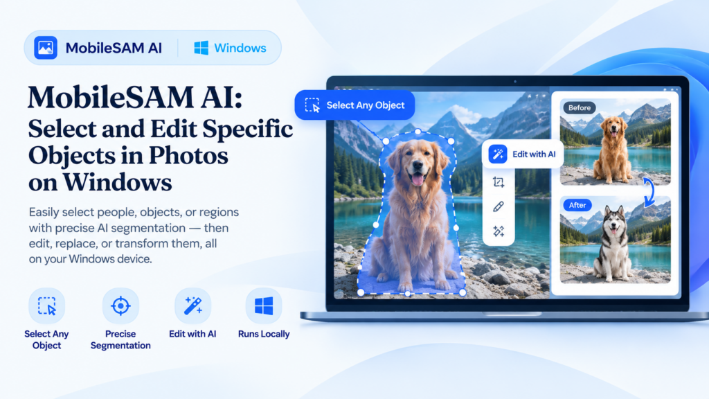 MobileSAM AI: Select and Edit Specific Objects in Photos on Windows