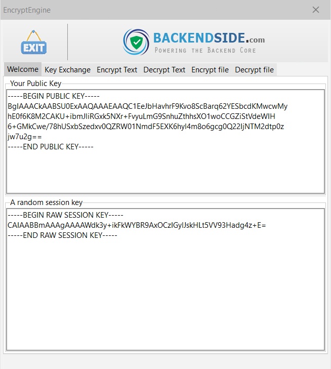 Main Interface