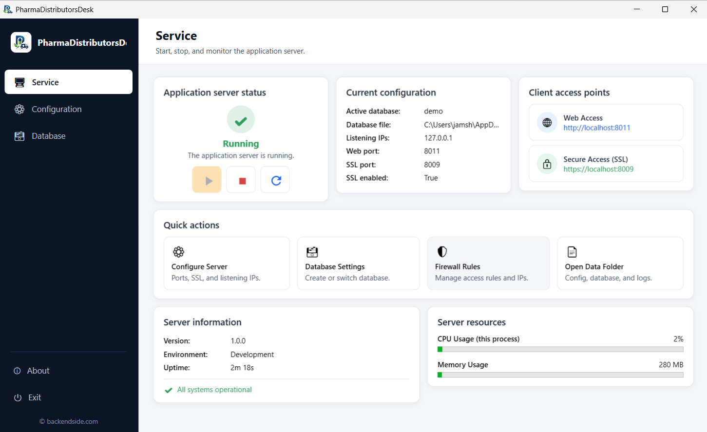 Admin service
