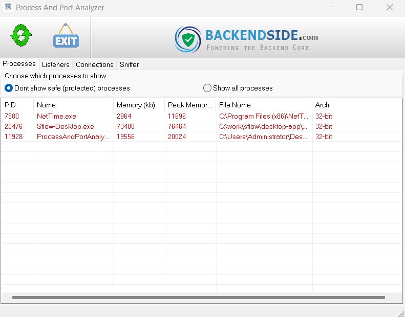 Main Interface